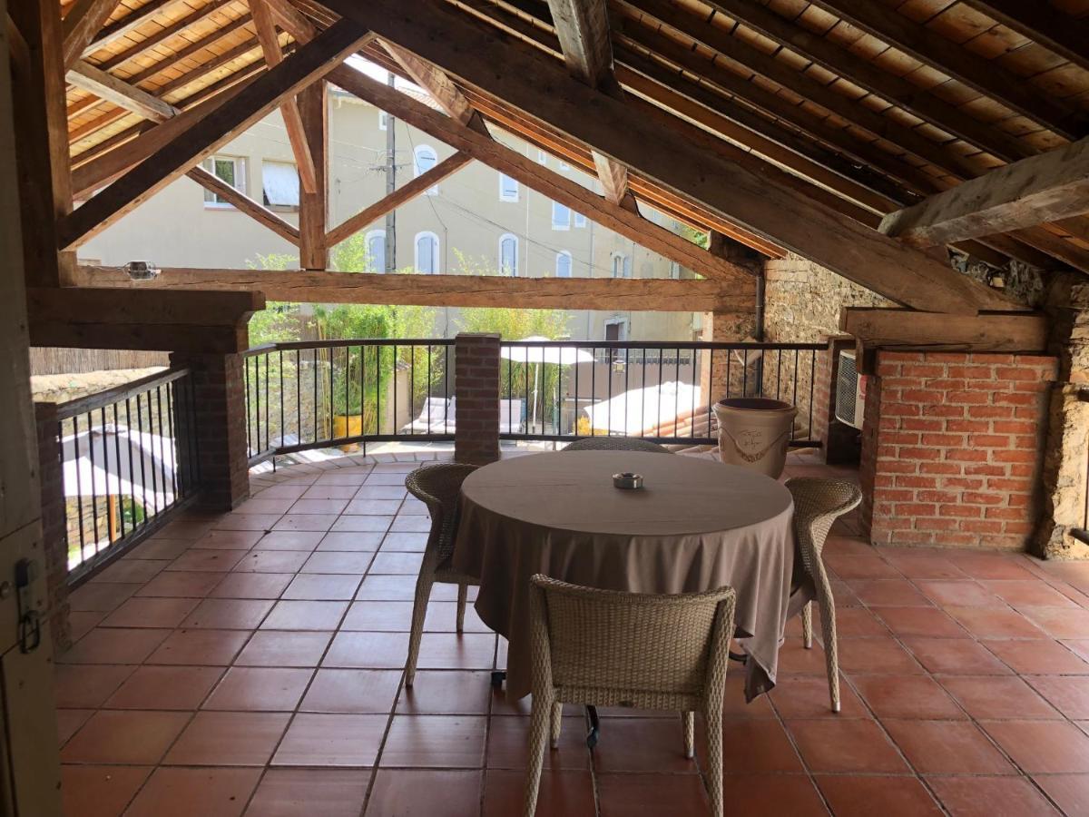 Restaurant Et Chambres D'Hotes La Ferme De Cornadel Anduze Exterior foto